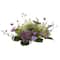 7&#x22; Purple Hydrangea Candelabrum